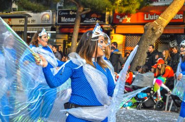 Playa d 'Aro' daki karnaval, İspanya, 2020