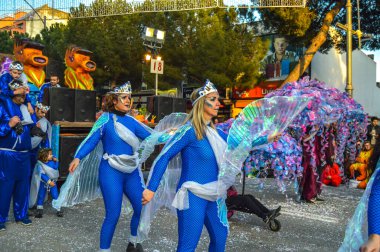 Playa d 'Aro' daki karnaval, İspanya, 2020