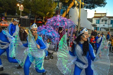 Playa d 'Aro' daki karnaval, İspanya, 2020