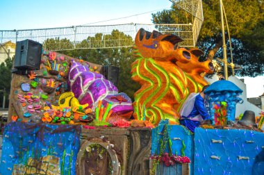 Playa d 'Aro' daki karnaval, İspanya, 2020