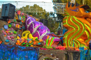 Playa d 'Aro' daki karnaval, İspanya, 2020