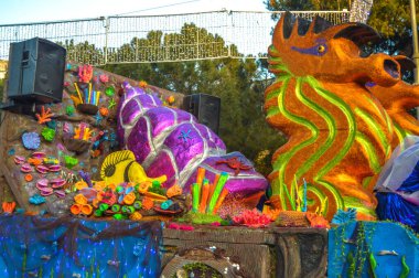 Playa d 'Aro' daki karnaval, İspanya, 2020