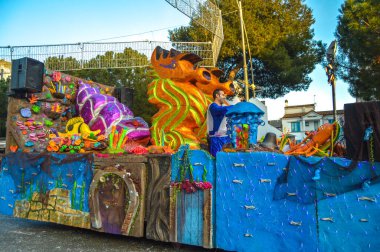 Playa d 'Aro' daki karnaval, İspanya, 2020