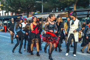 Playa d 'Aro' daki karnaval, İspanya, 2020