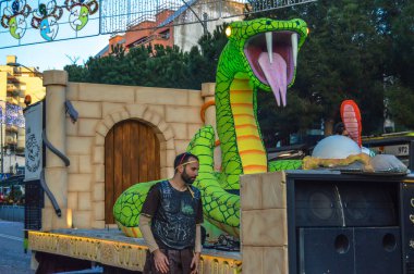 Playa d 'Aro' daki karnaval, İspanya, 2020