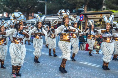 Playa d 'Aro' daki karnaval, İspanya, 2020