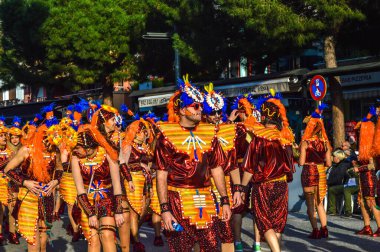 Playa d 'Aro' daki karnaval, İspanya, 2020