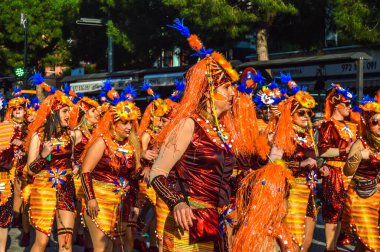 Playa d 'Aro' daki karnaval, İspanya, 2020