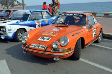 The oldest rally in spain, 63 Rally Costa Brava. Sporting Rally Champ. Lloret de Mar - Girona. clipart