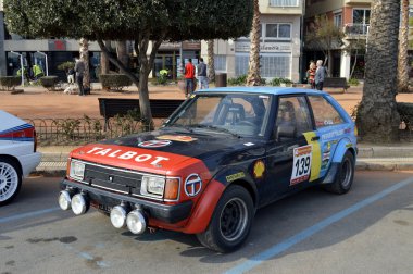 En eski ralli İspanya, 63 ralli Costa Brava. Spor Ralli Şampiyonu. Bir Lloret de Mar - Girona.