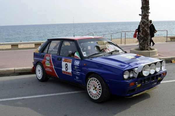 El rally más antiguo de España, el 63 Rally Costa Brava. Campeón de Rally deportivo. Lloret de Mar - Girona . — Foto de Stock