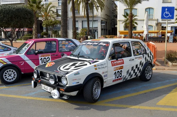 Nejstarší rally ve Španělsku, 63 Rally Costa Brava. Sportovní Rally Champ. Lloret de Mar - Girona. — Stock fotografie