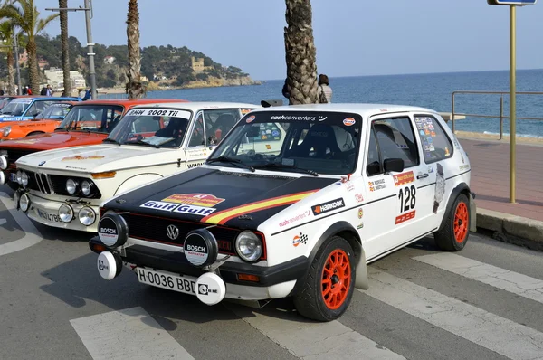 Nejstarší rally ve Španělsku, 63 Rally Costa Brava. Sportovní Rally Champ. Lloret de Mar - Girona. — Stock fotografie