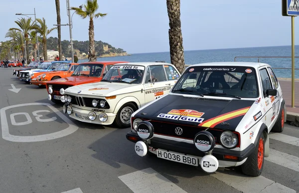 El rally más antiguo de España, el 63 Rally Costa Brava. Campeón de Rally deportivo. Lloret de Mar - Girona . — Foto de Stock