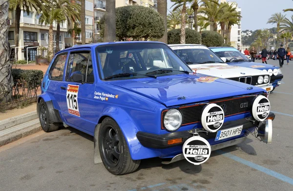 Le plus ancien rallye d'Espagne, 63 Rallye Costa Brava. Le champion du rallye sportif. Lloret de Mar - Gérone . — Photo