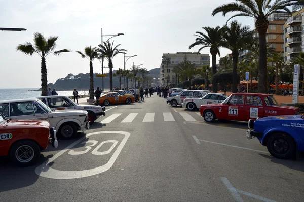 En eski ralli İspanya, 63 ralli Costa Brava. Spor Ralli Şampiyonu. Bir Lloret de Mar - Girona.