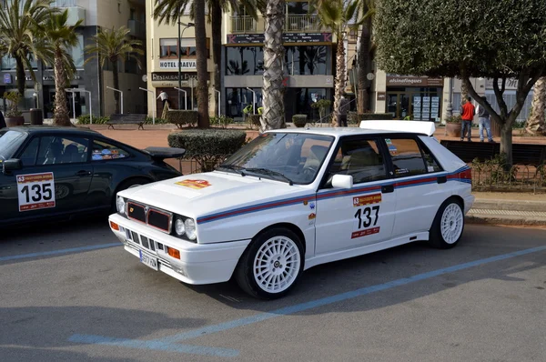 O rali mais antigo na Espanha, 63 Rally Costa Brava. Campeão de Rali Esportivo. Lloret de Mar - Girona . — Fotografia de Stock