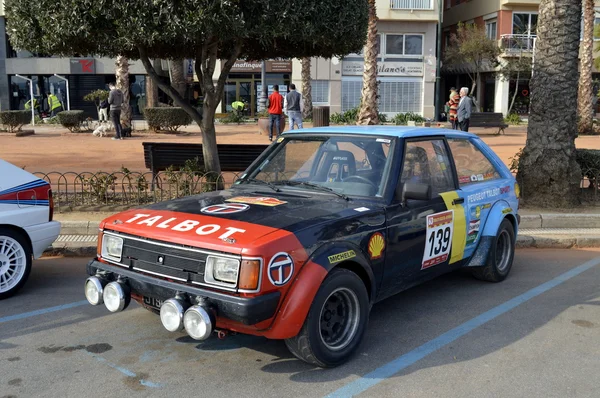 Nejstarší rally ve Španělsku, 63 Rally Costa Brava. Sportovní Rally Champ. Lloret de Mar - Girona. — Stock fotografie