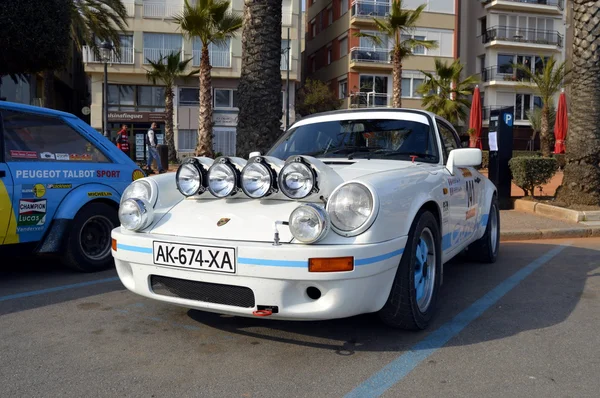 Nejstarší rally ve Španělsku, 63 Rally Costa Brava. Sportovní Rally Champ. Lloret de Mar - Girona. — Stock fotografie