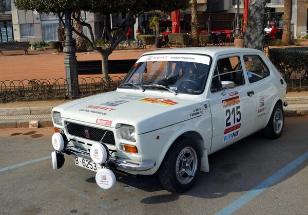 O rali mais antigo na Espanha, 63 Rally Costa Brava. Campeão de Rali Esportivo. Lloret de Mar - Girona . — Fotografia de Stock