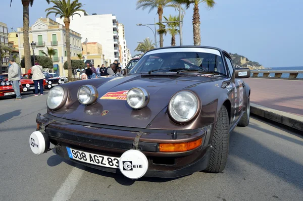 The oldest rally in spain, 63 Rally Costa Brava. Sporting Rally Champ. Lloret de Mar - Girona. — Stock Photo, Image