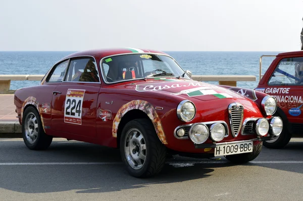En eski ralli İspanya, 63 ralli Costa Brava. Spor Ralli Şampiyonu. Bir Lloret de Mar - Girona.