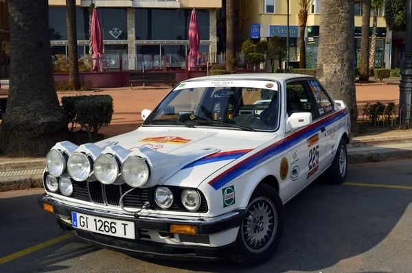 O rali mais antigo na Espanha, 63 Rally Costa Brava. Campeão de Rali Esportivo. Lloret de Mar - Girona . — Fotografia de Stock