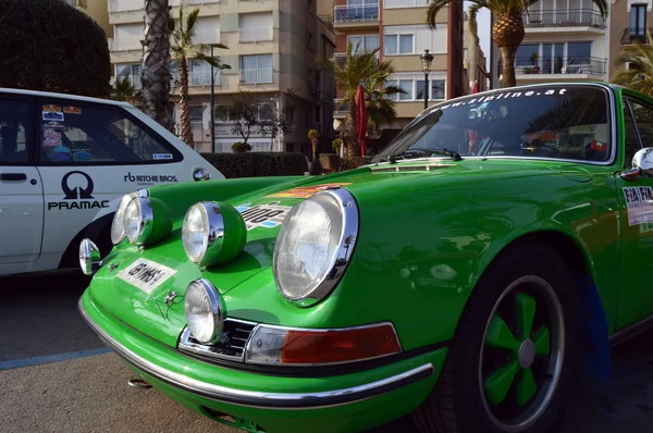 El rally más antiguo de España, el 63 Rally Costa Brava. Campeón de Rally deportivo. Lloret de Mar - Girona . — Foto de Stock