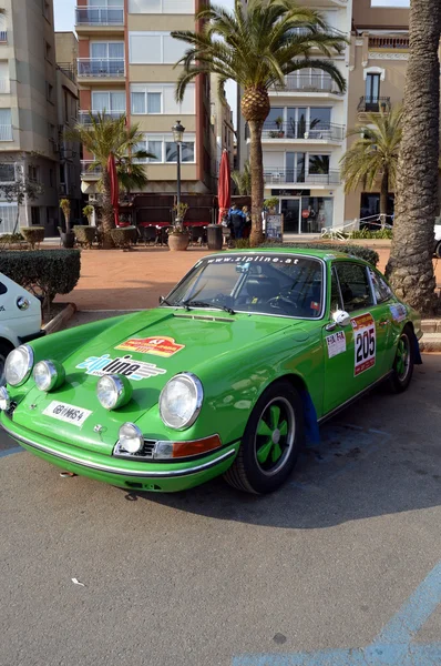 O rali mais antigo na Espanha, 63 Rally Costa Brava. Campeão de Rali Esportivo. Lloret de Mar - Girona . — Fotografia de Stock