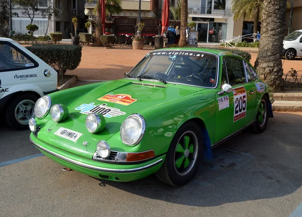 En eski ralli İspanya, 63 ralli Costa Brava. Spor Ralli Şampiyonu. Bir Lloret de Mar - Girona.