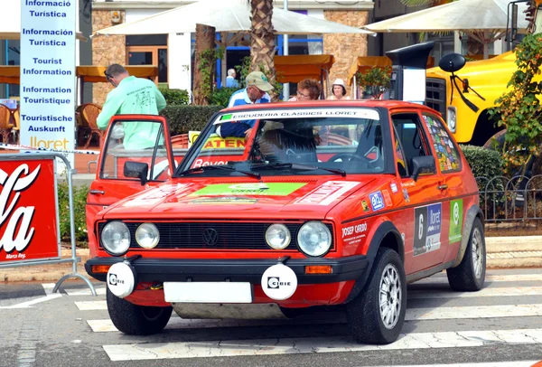 Xii rally costa brava in spanien, lloret de mar. — Stockfoto