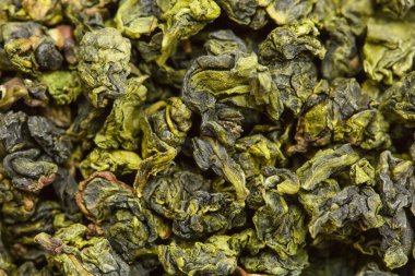 çay yaprakları closeup arka plan olarak kurutulmuş