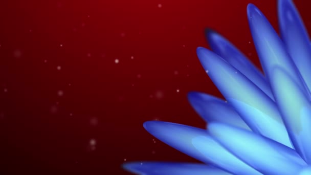 Абстрактний скляний квітковий фон — стокове відео