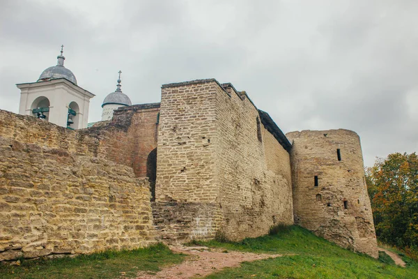 Vesting Izborsk Een Stenen Fort Stad Izborsk Regio Pskov Het — Stockfoto