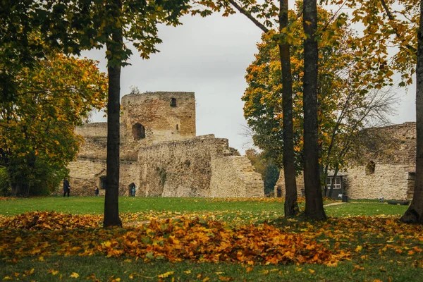 Izborsk Φρούριο Είναι Ένα Πέτρινο Φρούριο Στην Πόλη Της Izborsk — Φωτογραφία Αρχείου