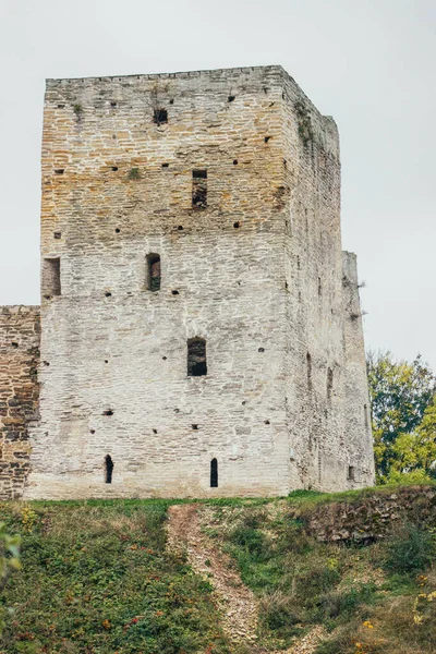 Fortaleza Izborsk Una Fortaleza Piedra Ciudad Izborsk Región Pskov Fue —  Fotos de Stock