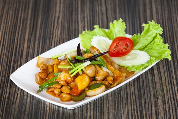 Tayland yemek menüsü.