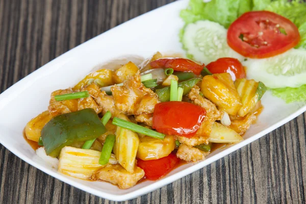 Tayland yemek menüsü.