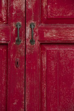 Kırmızı kapılı arka plan