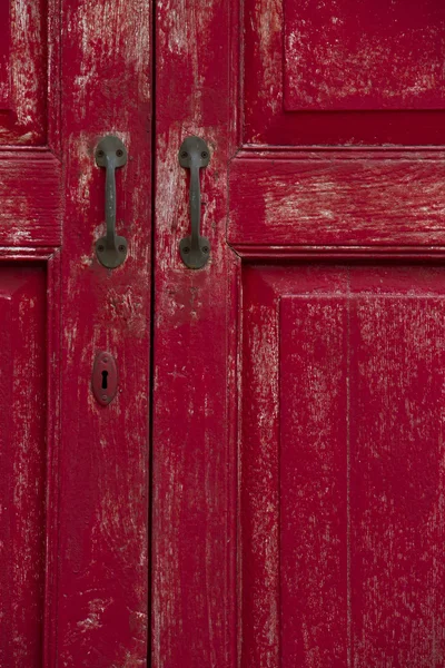 Fondo de puerta roja — Foto de Stock