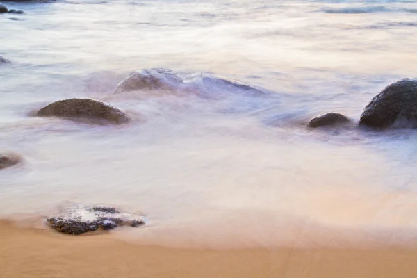 Sea sunset  and the rocks — Stock Photo, Image