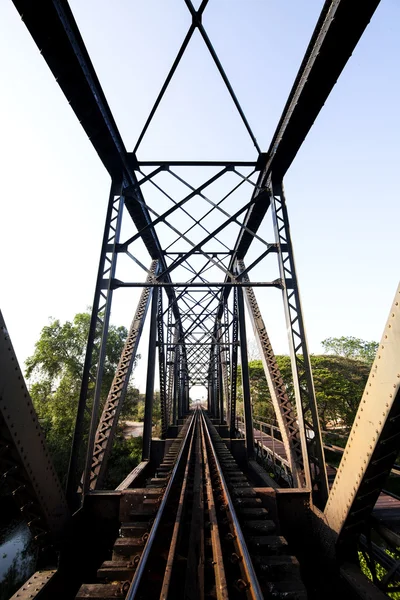 Old rail way bridge vintage. — Stock Photo, Image