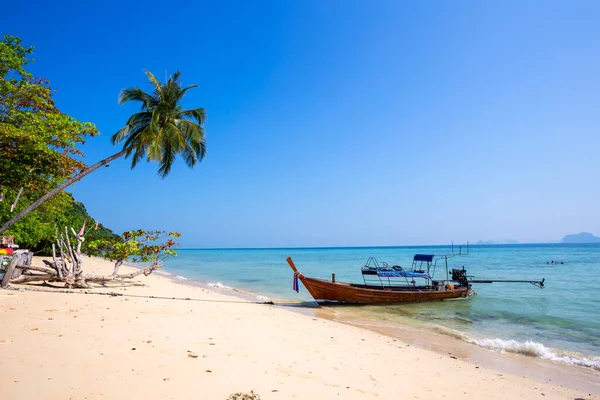 Praias Bonitas Koh Ngai Sul Costa Andaman Província Krabi Tailândia — Fotografia de Stock