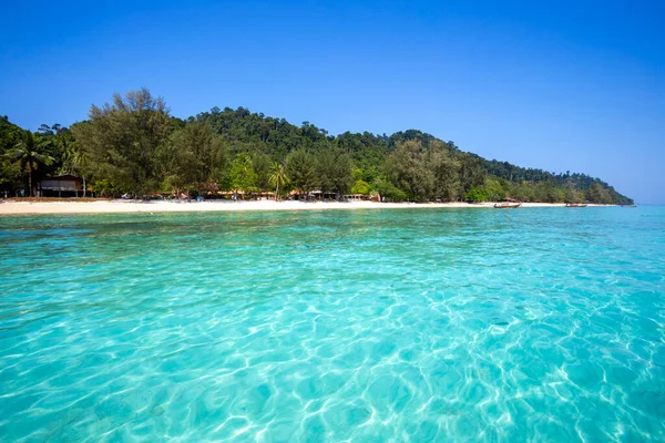 Praias Bonitas Koh Ngai Sul Costa Andaman Província Krabi Tailândia — Fotografia de Stock