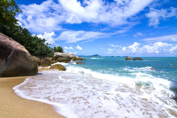 A praia da ilha . — Fotografia de Stock