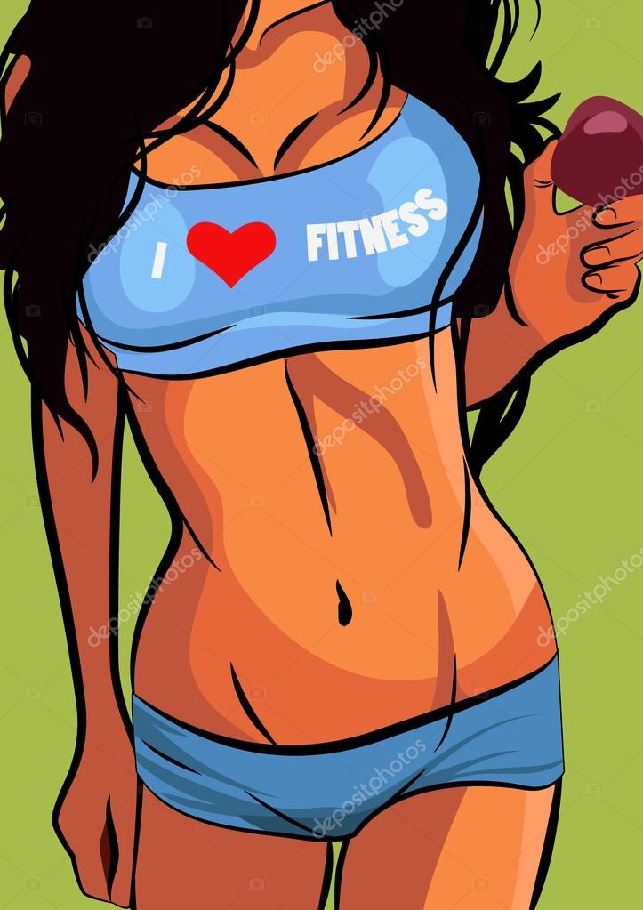 4,365 ilustraciones de stock de Garota fitness desenho