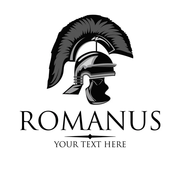Antik bir Roma kask siluet vektör