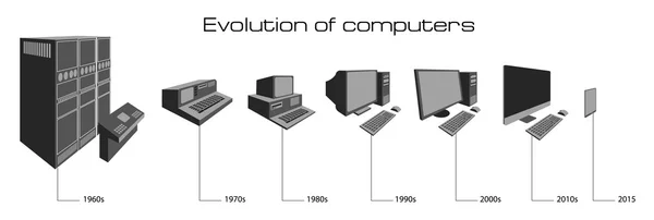 Evolución informática — Vector de stock