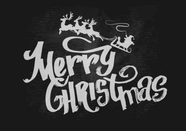 Mutlu Noeller. Tatil vektör çizim. Kompozisyon yazı