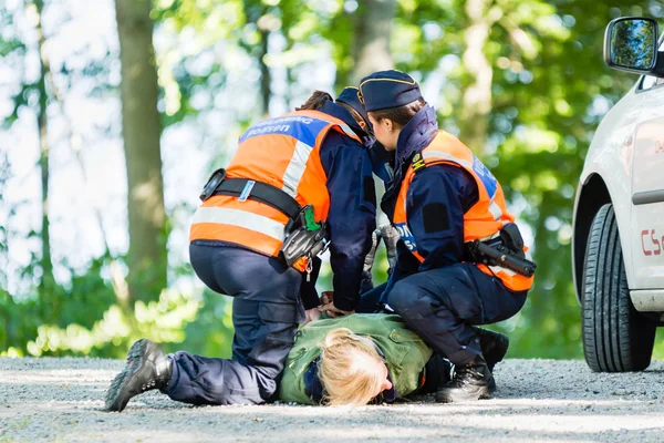 Polizeiausbildung Stockbild